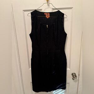 Tory Burch Black Zip Front Dress size 8